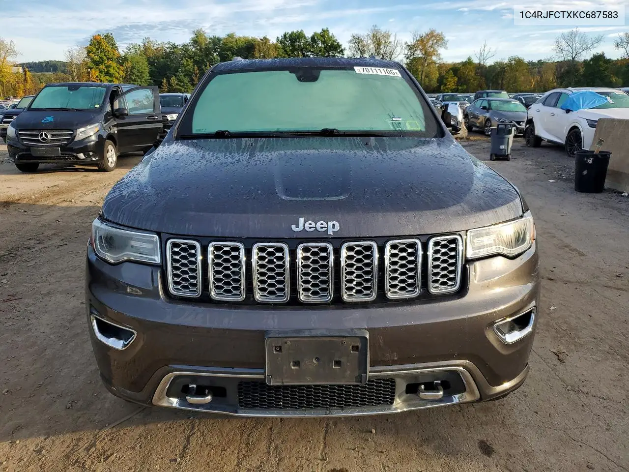 2019 JEEP GRAND CHEROKEE VIN 1C4RJFCTXKC687583 — фото 5