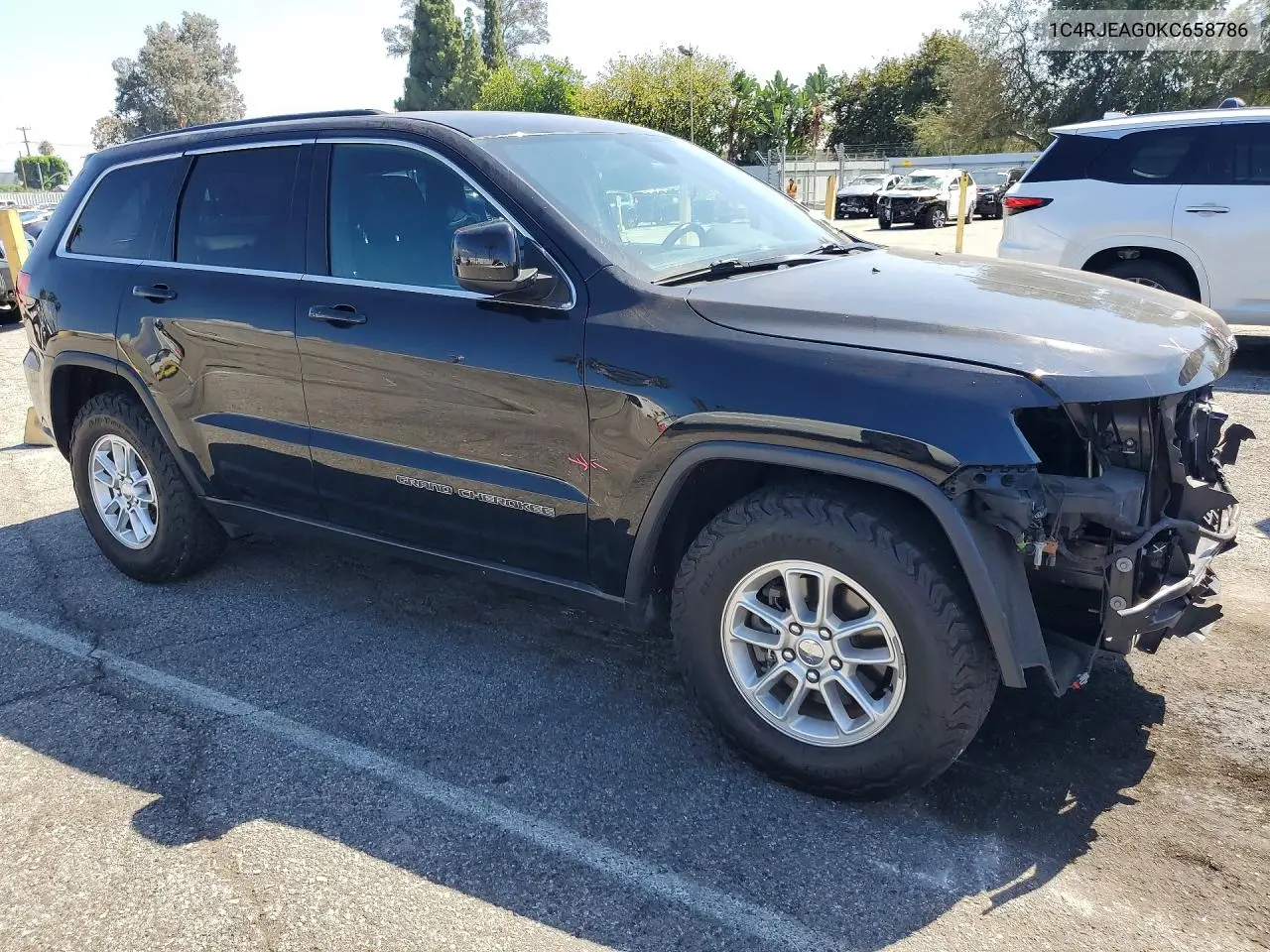 2019 JEEP GRAND CHEROKEE VIN 1C4RJEAG0KC658786 — фото 4