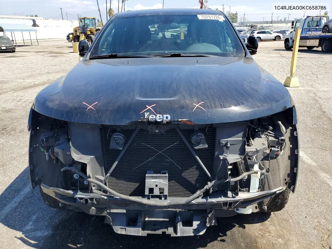 2019 JEEP GRAND CHEROKEE VIN 1C4RJEAG0KC658786 — фото 5