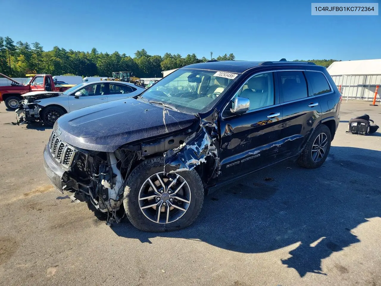 JEEP GRAND CHEROKEE 2019, VIN 1C4RJFBG1KC772364