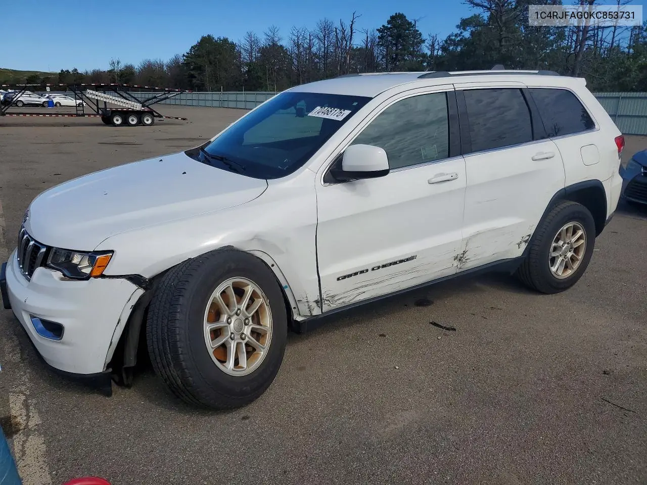 JEEP GRAND CHEROKEE 2019, VIN 1C4RJFAG0KC853731