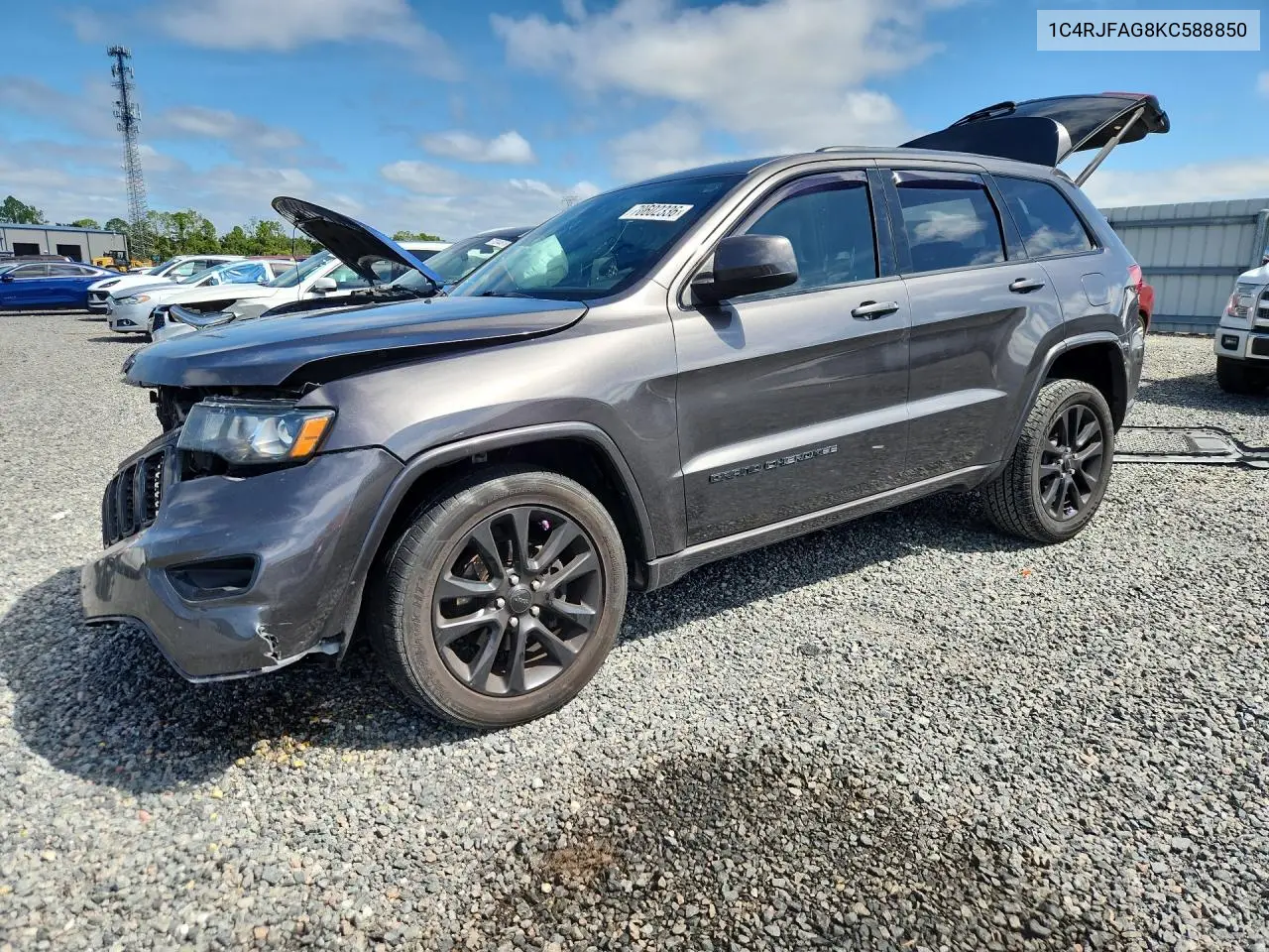 JEEP GRAND CHEROKEE 2019, VIN 1C4RJFAG8KC588850