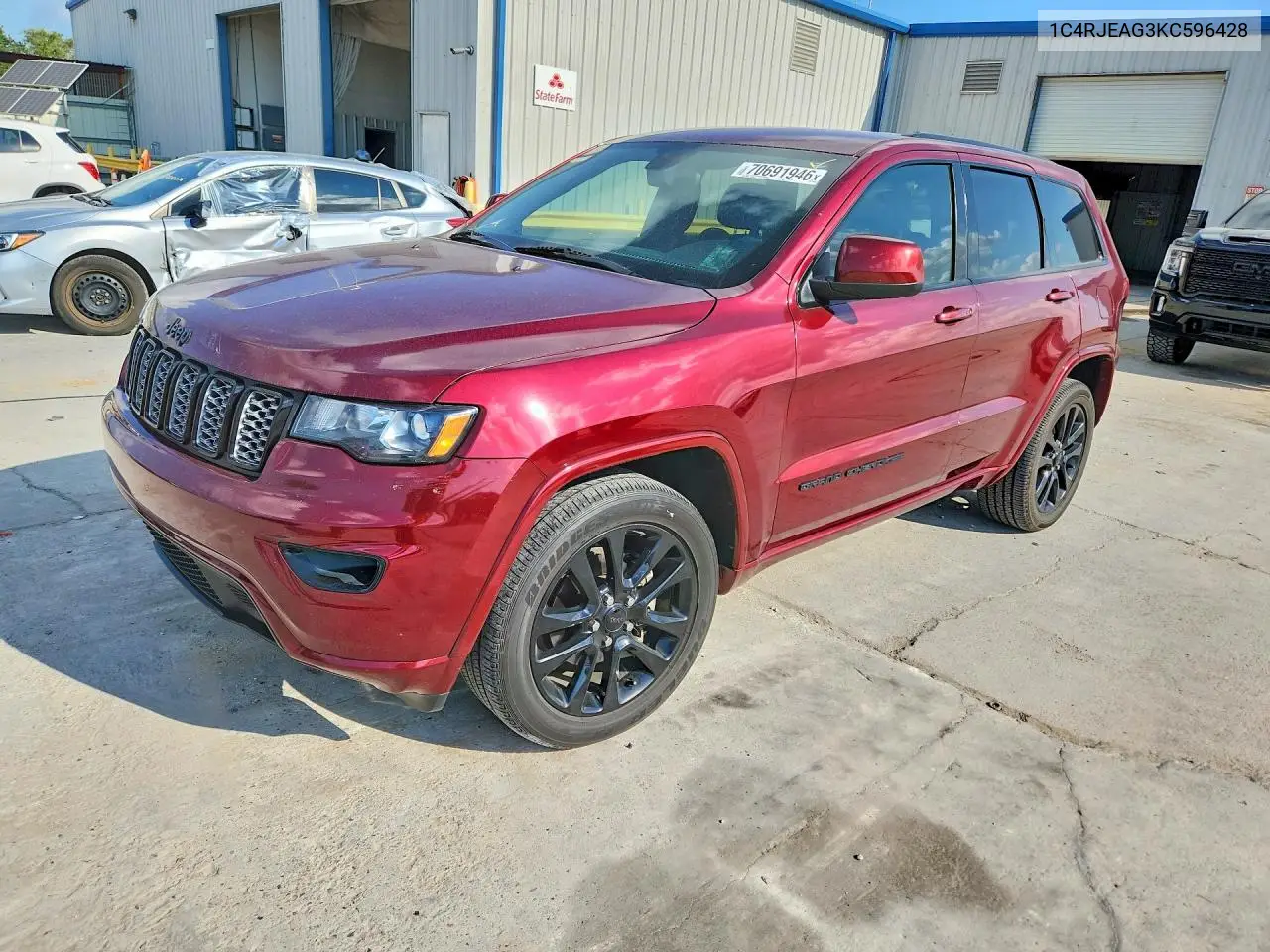JEEP GRAND CHEROKEE 2019, VIN 1C4RJEAG3KC596428