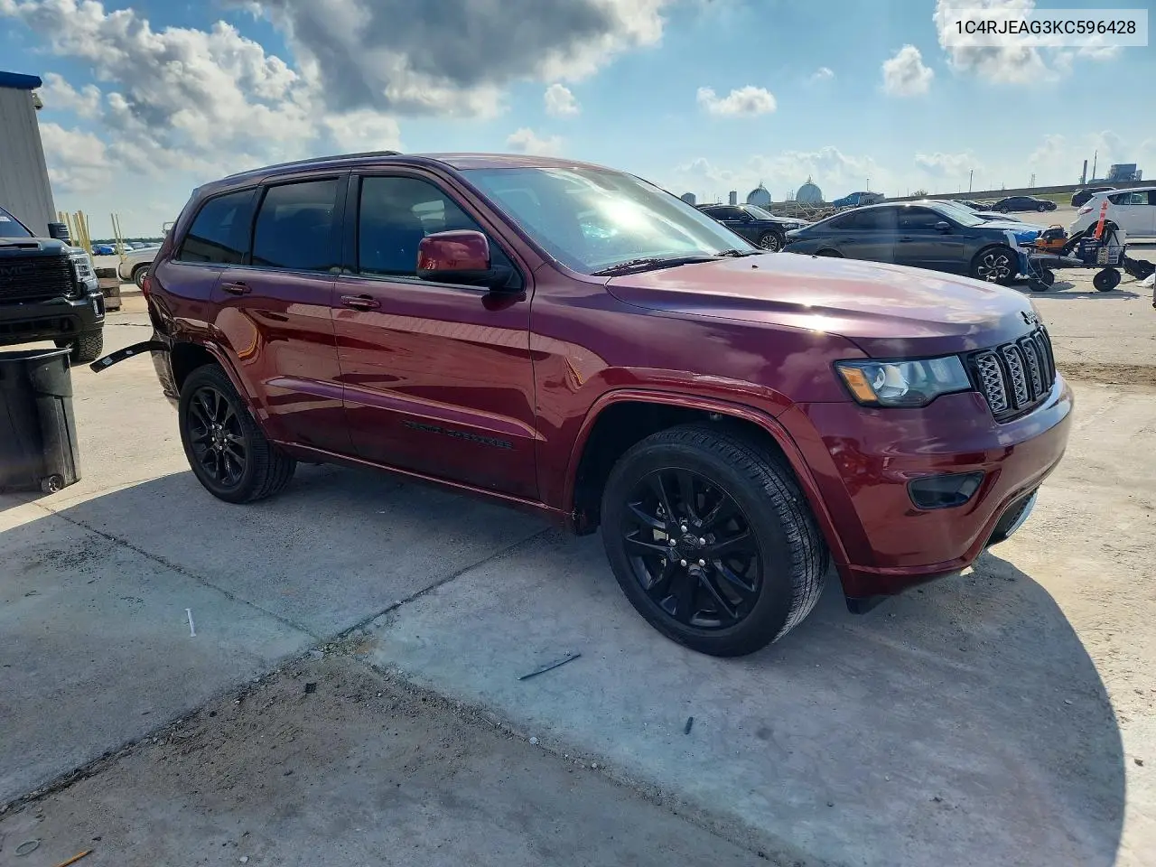 2019 JEEP GRAND CHEROKEE VIN 1C4RJEAG3KC596428 — фото 4