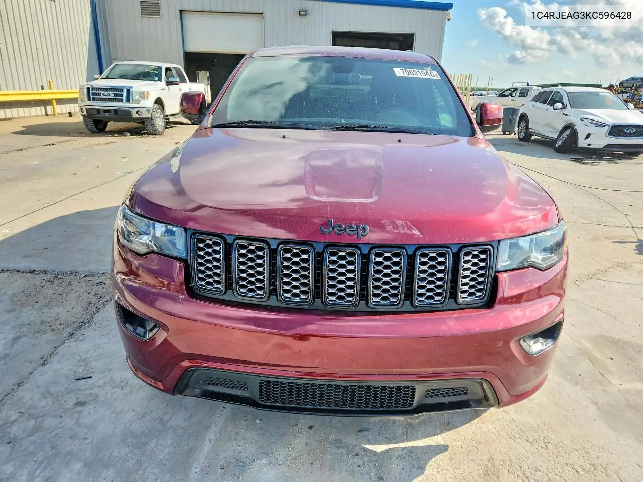 2019 JEEP GRAND CHEROKEE VIN 1C4RJEAG3KC596428 — фото 5