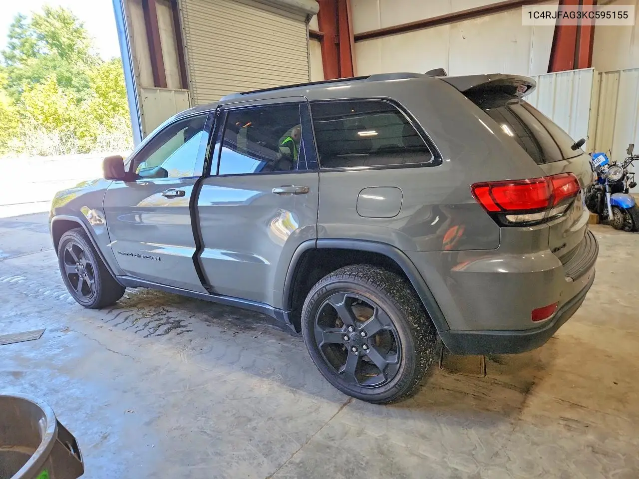2019 JEEP GRAND CHEROKEE VIN 1C4RJFAG3KC595155 — фото 2