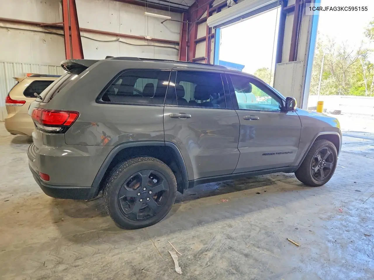 2019 JEEP GRAND CHEROKEE VIN 1C4RJFAG3KC595155 — фото 3