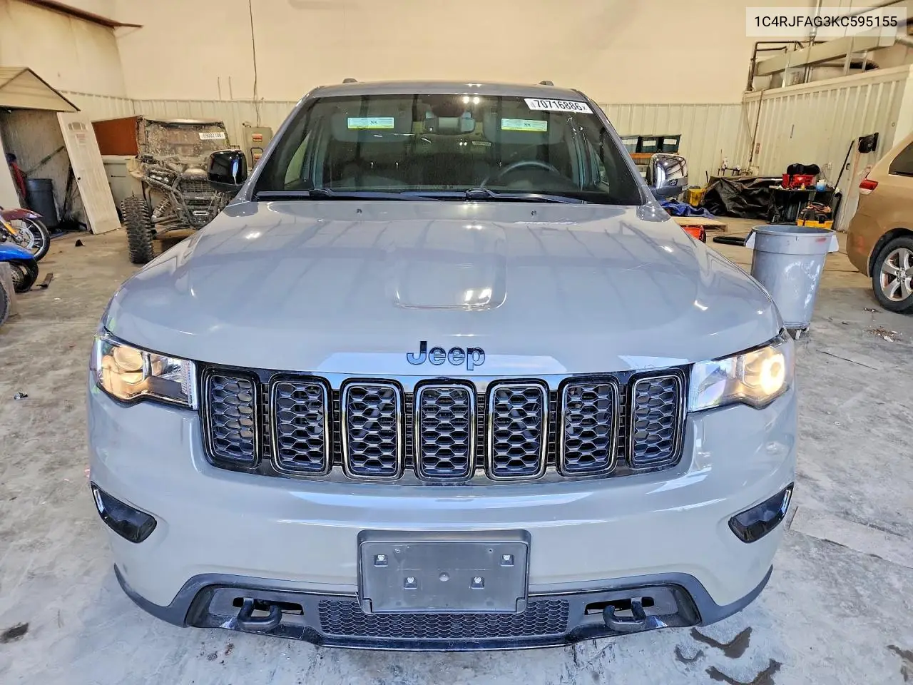 2019 JEEP GRAND CHEROKEE VIN 1C4RJFAG3KC595155 — фото 5