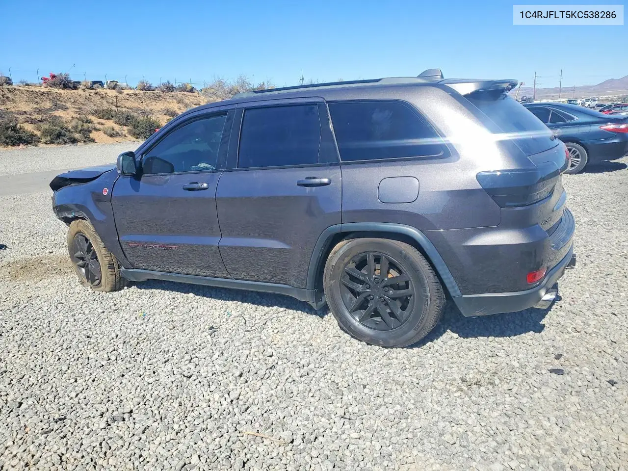 2019 JEEP GRAND CHEROKEE VIN 1C4RJFLT5KC538286 — фото 2