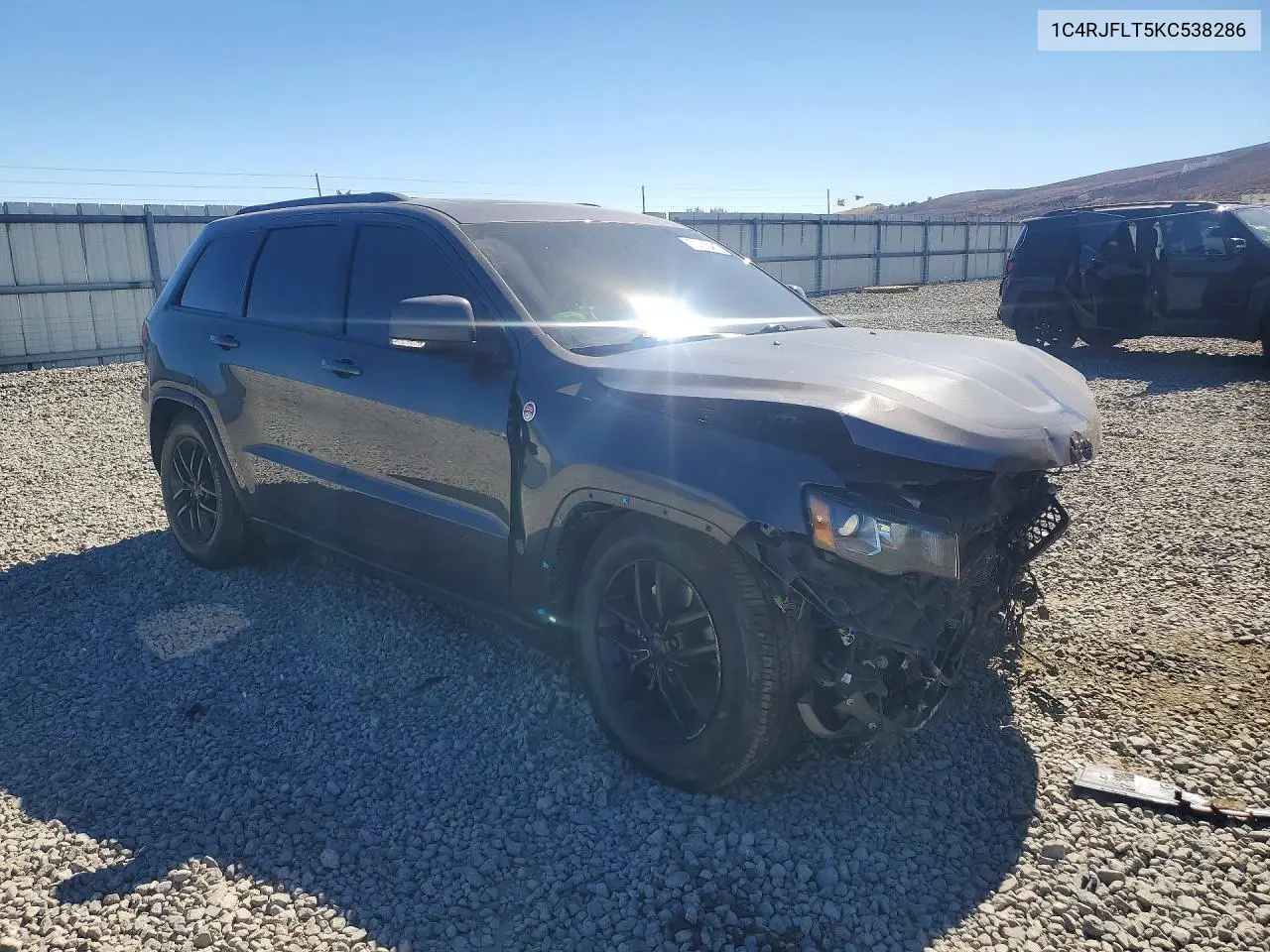 2019 JEEP GRAND CHEROKEE VIN 1C4RJFLT5KC538286 — фото 4