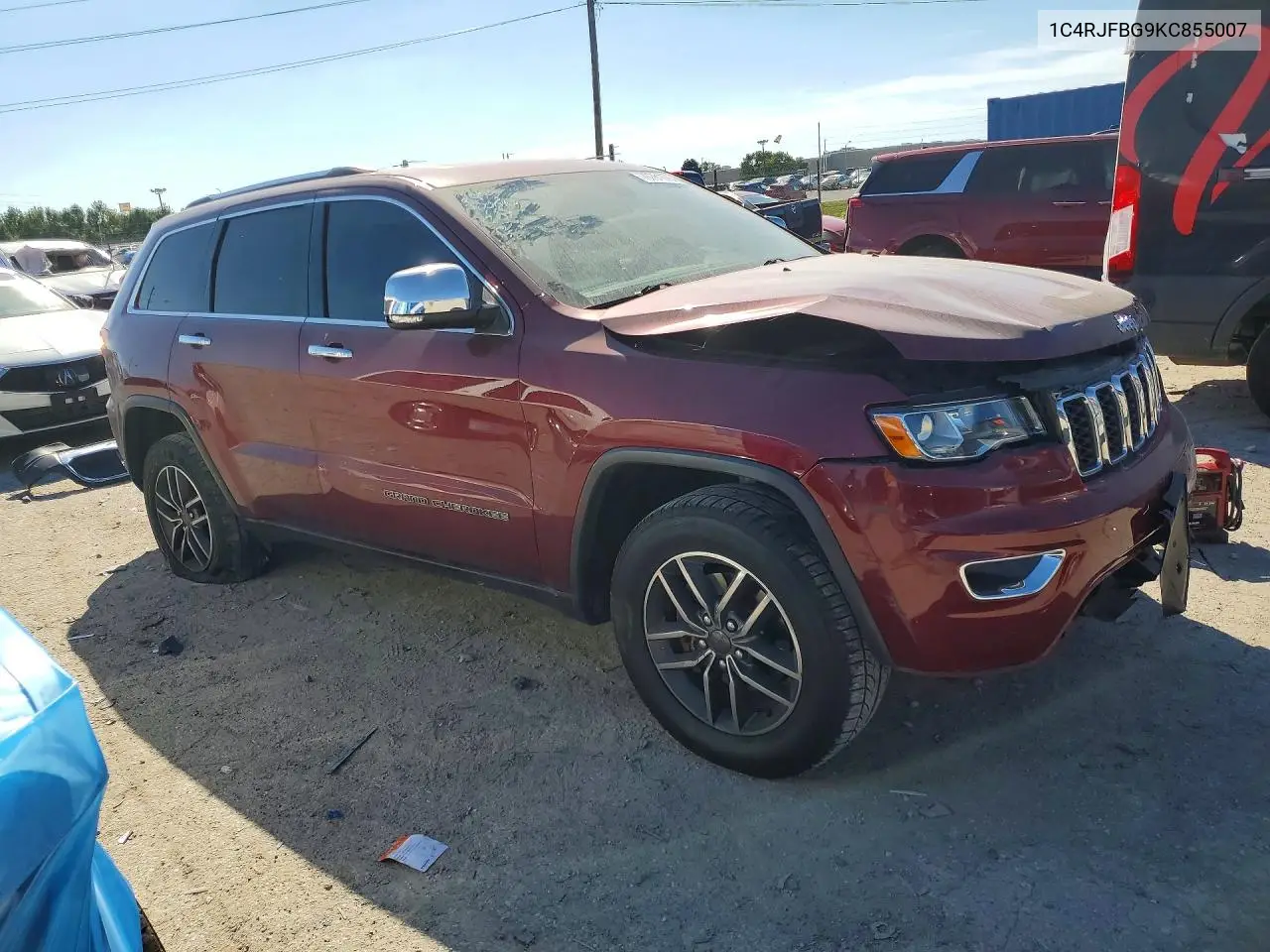 2019 JEEP GRAND CHEROKEE VIN 1C4RJFBG9KC855007 — фото 4