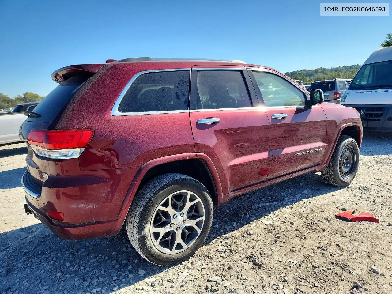 2019 JEEP GRAND CHEROKEE VIN 1C4RJFCG2KC646593 — фото 3