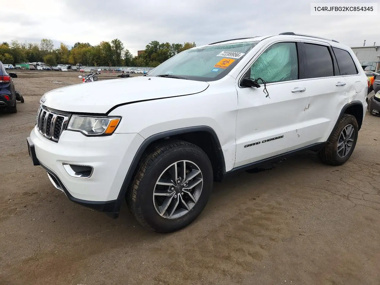 JEEP GRAND CHEROKEE 2019, VIN 1C4RJFBG2KC854345