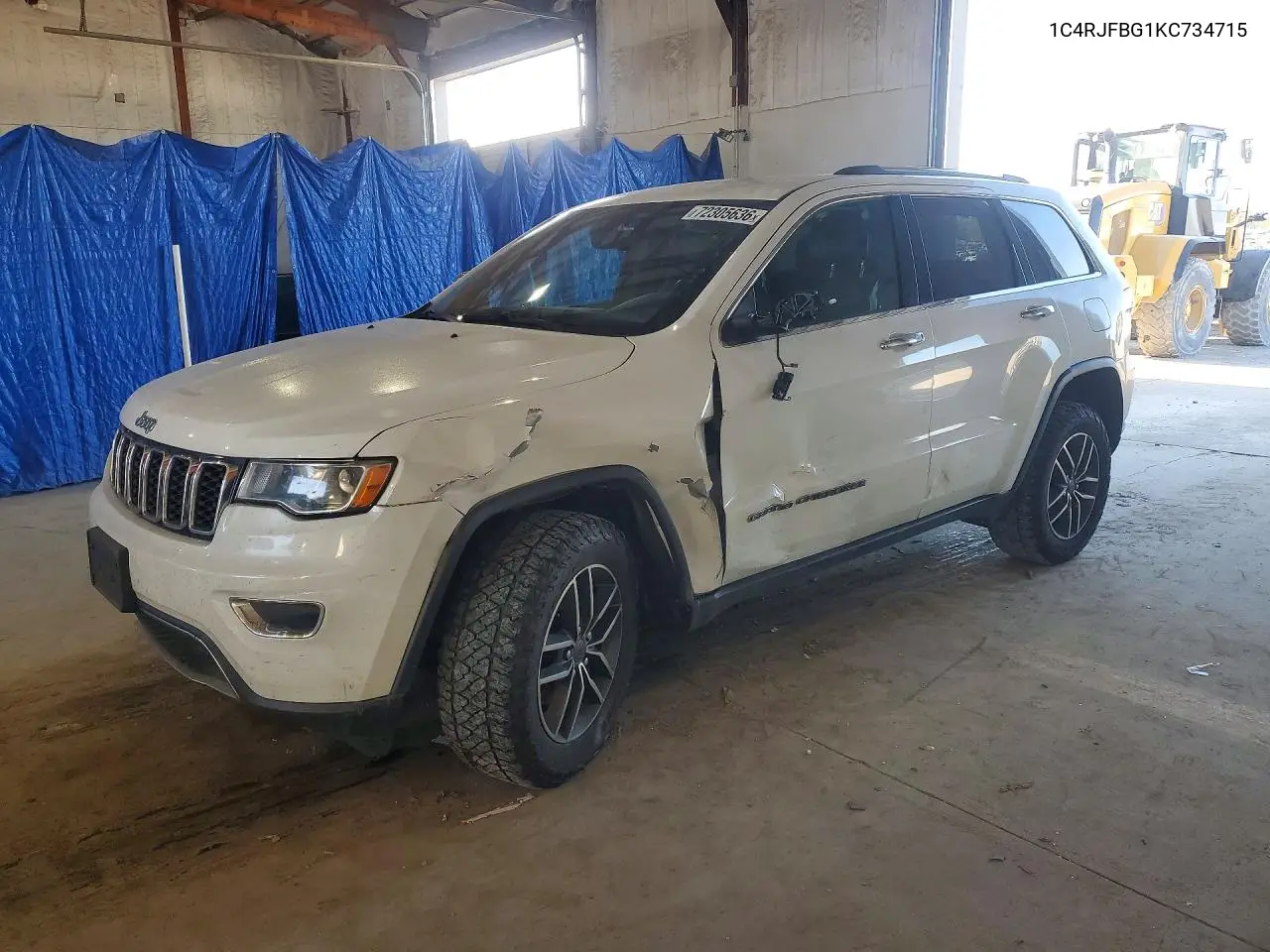 JEEP GRAND CHEROKEE 2019, VIN 1C4RJFBG1KC734715