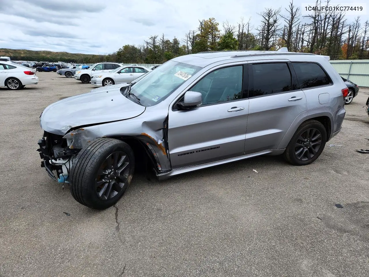 JEEP GRAND CHEROKEE 2019, VIN 1C4RJFCG1KC774419