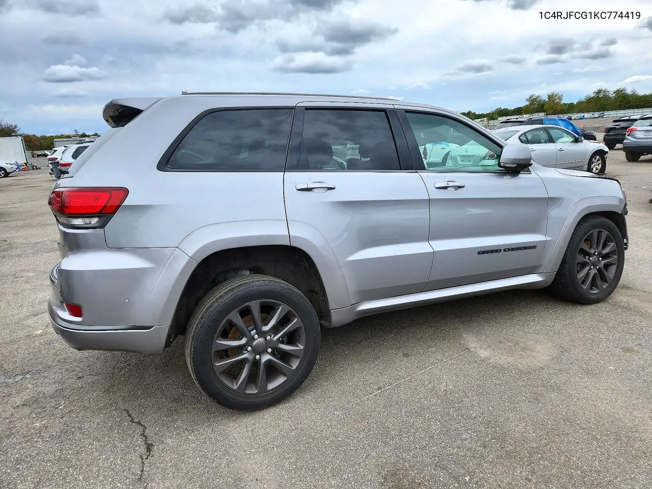 2019 JEEP GRAND CHEROKEE VIN 1C4RJFCG1KC774419 — фото 3