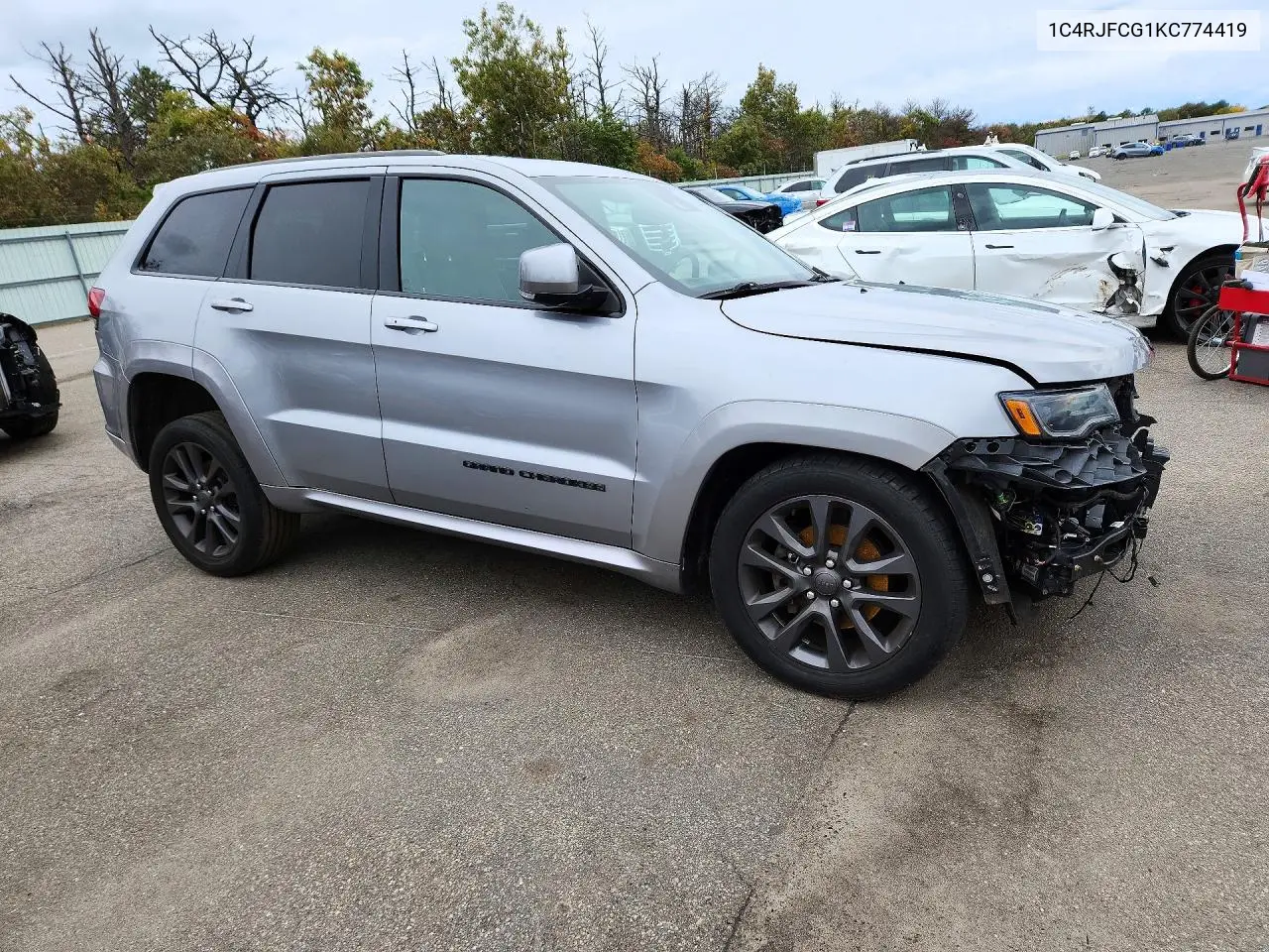 2019 JEEP GRAND CHEROKEE VIN 1C4RJFCG1KC774419 — фото 4