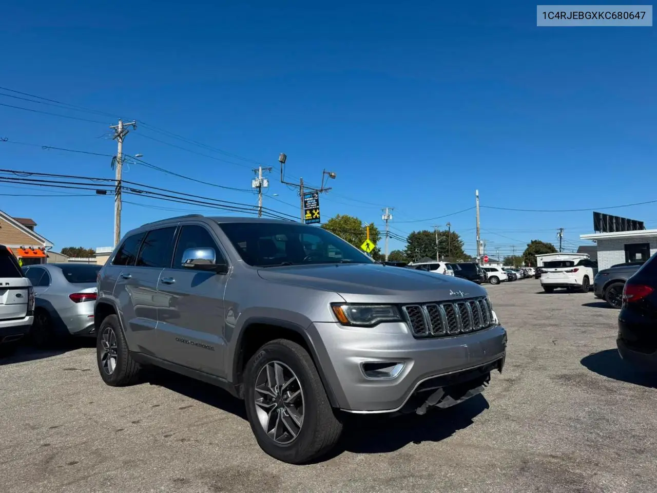 JEEP GRAND CHEROKEE 2019, VIN 1C4RJEBGXKC680647