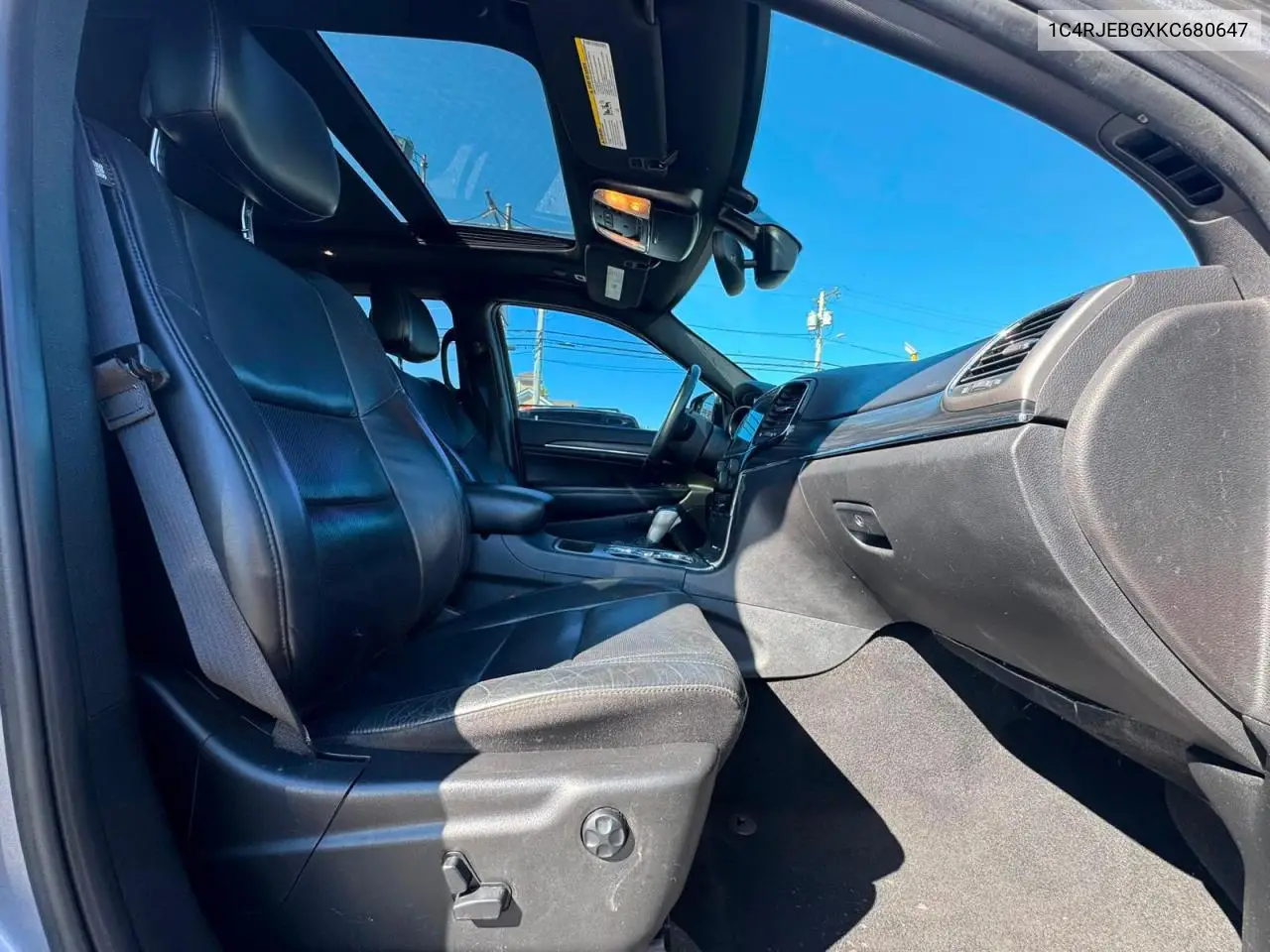 2019 JEEP GRAND CHEROKEE VIN 1C4RJEBGXKC680647 — фото 5