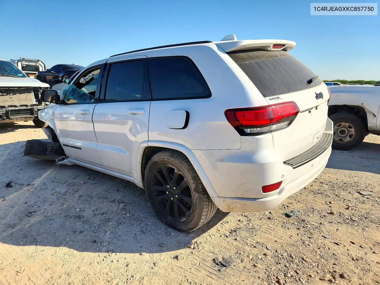 2019 JEEP GRAND CHEROKEE VIN 1C4RJEAGXKC857750 — фото 2
