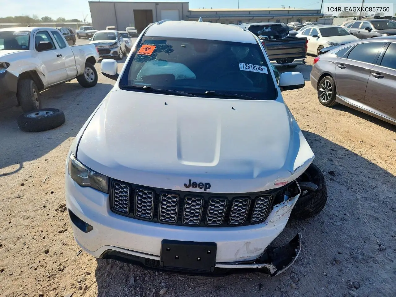 2019 JEEP GRAND CHEROKEE VIN 1C4RJEAGXKC857750 — фото 5