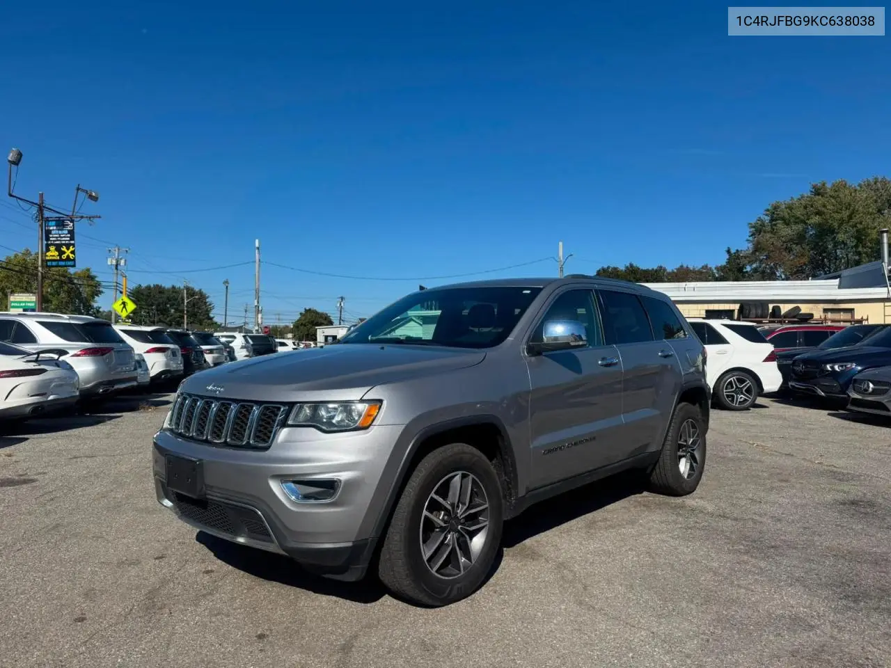 2019 JEEP GRAND CHEROKEE VIN 1C4RJFBG9KC638038 — фото 2