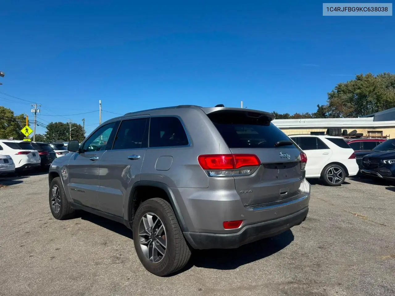2019 JEEP GRAND CHEROKEE VIN 1C4RJFBG9KC638038 — фото 3