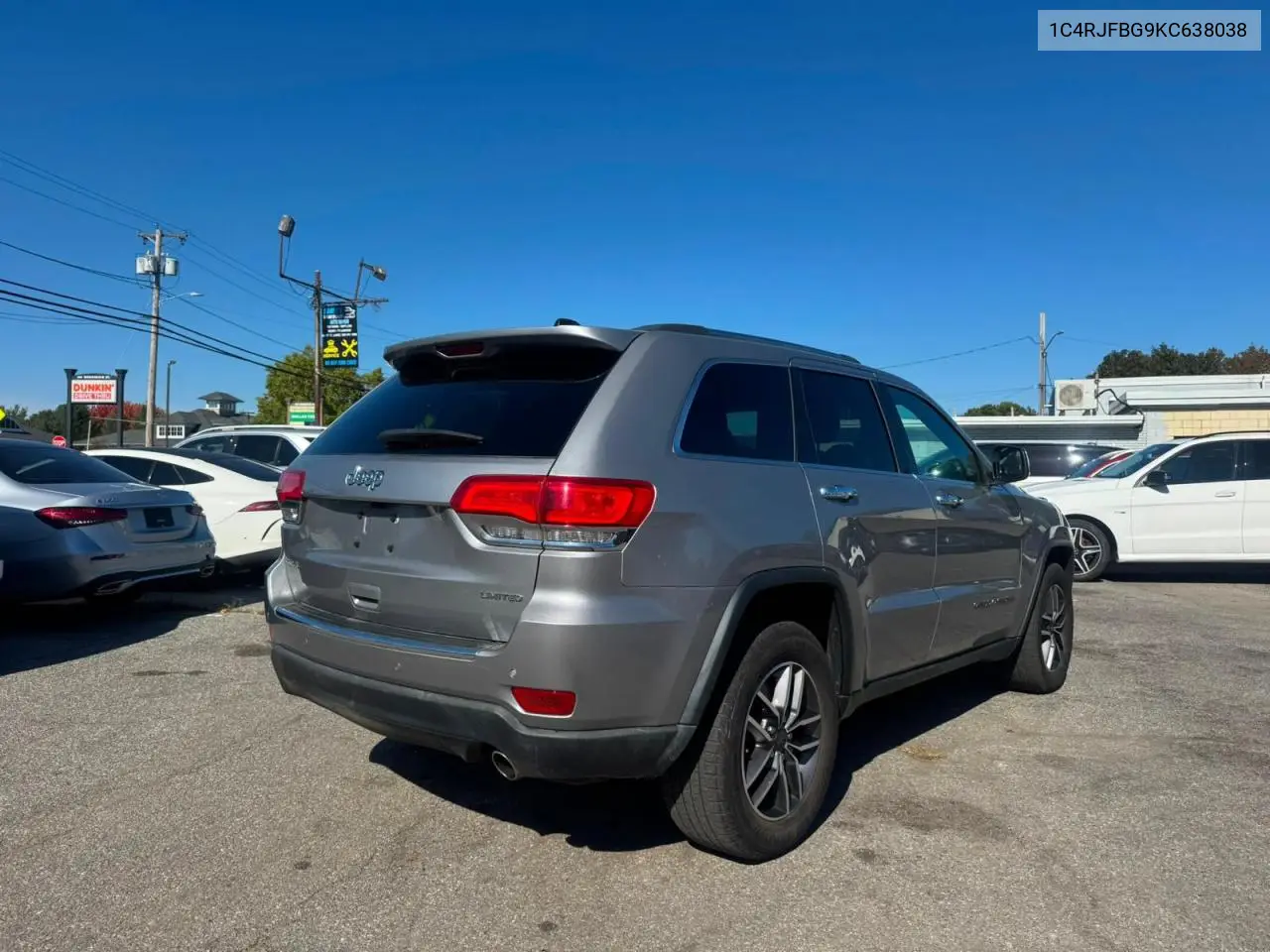 2019 JEEP GRAND CHEROKEE VIN 1C4RJFBG9KC638038 — фото 4