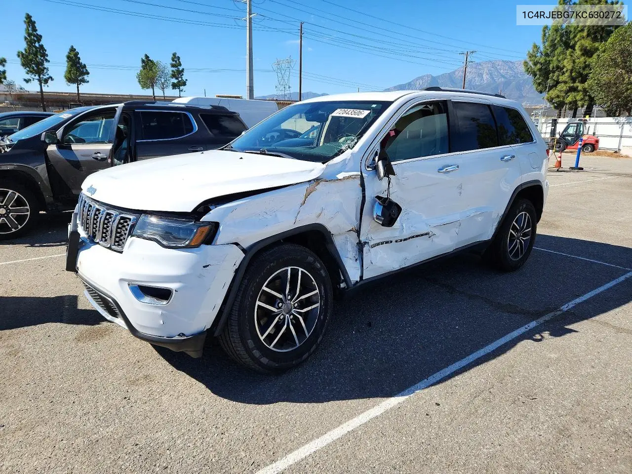 JEEP GRAND CHEROKEE 2019, VIN 1C4RJEBG7KC630272