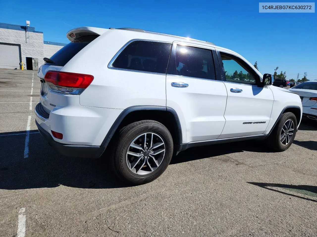 2019 JEEP GRAND CHEROKEE VIN 1C4RJEBG7KC630272 — фото 3