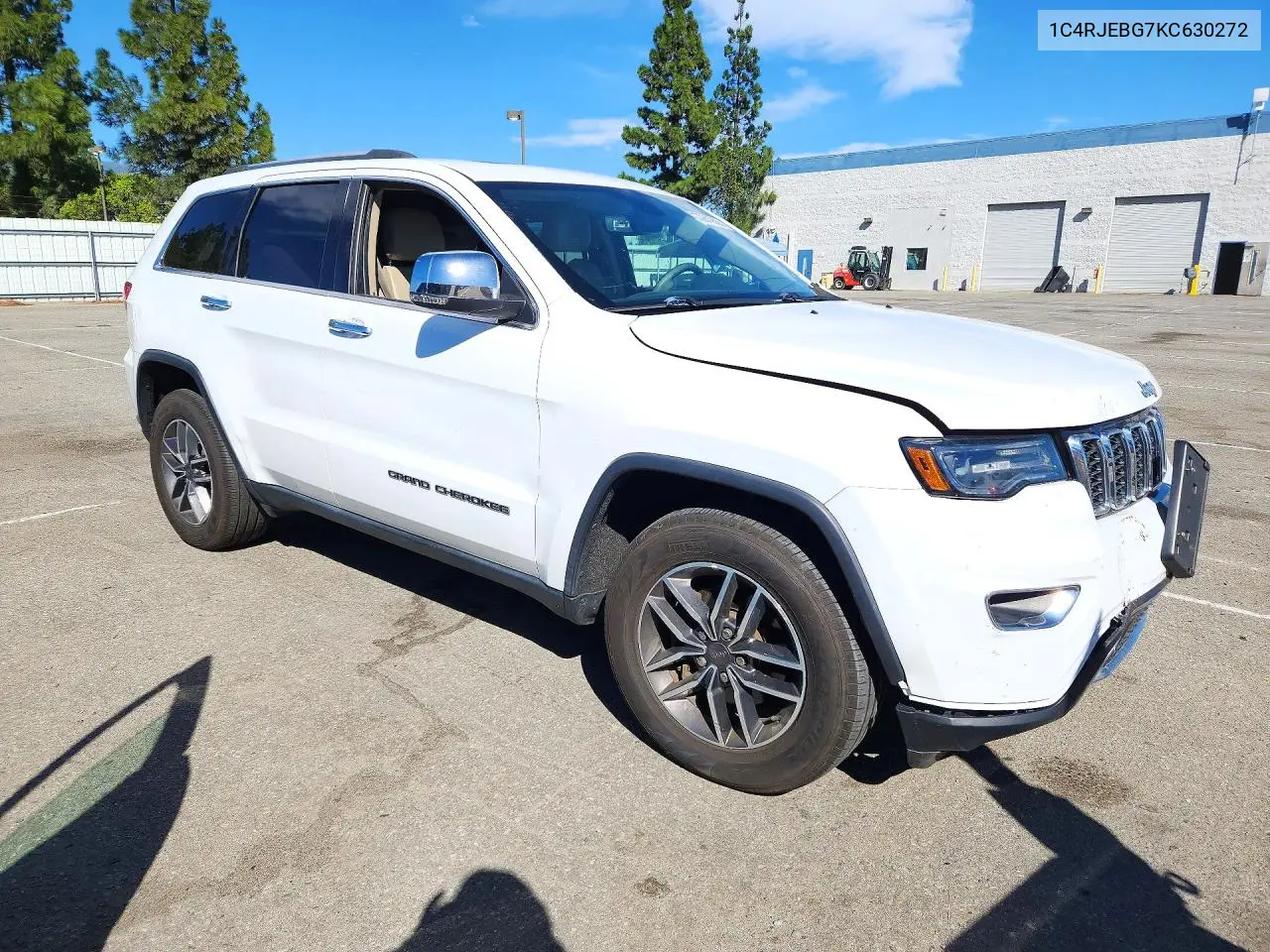 2019 JEEP GRAND CHEROKEE VIN 1C4RJEBG7KC630272 — фото 4