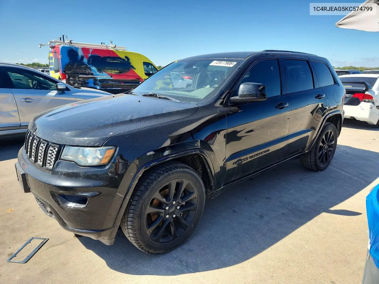 JEEP GRAND CHEROKEE 2019, VIN 1C4RJEAG5KC574799