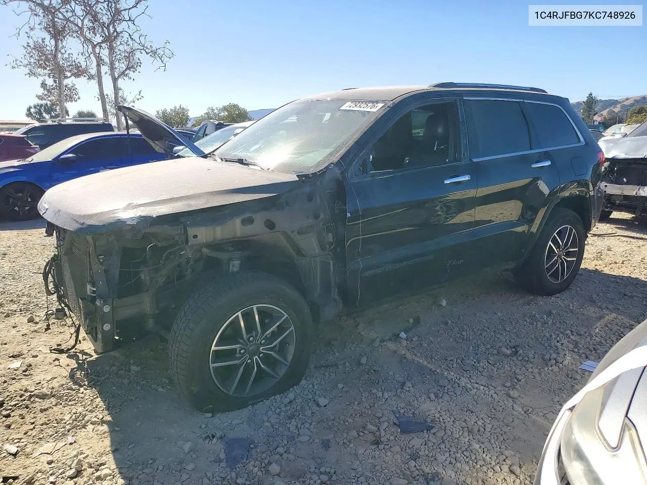 JEEP GRAND CHEROKEE 2019, VIN 1C4RJFBG7KC748926