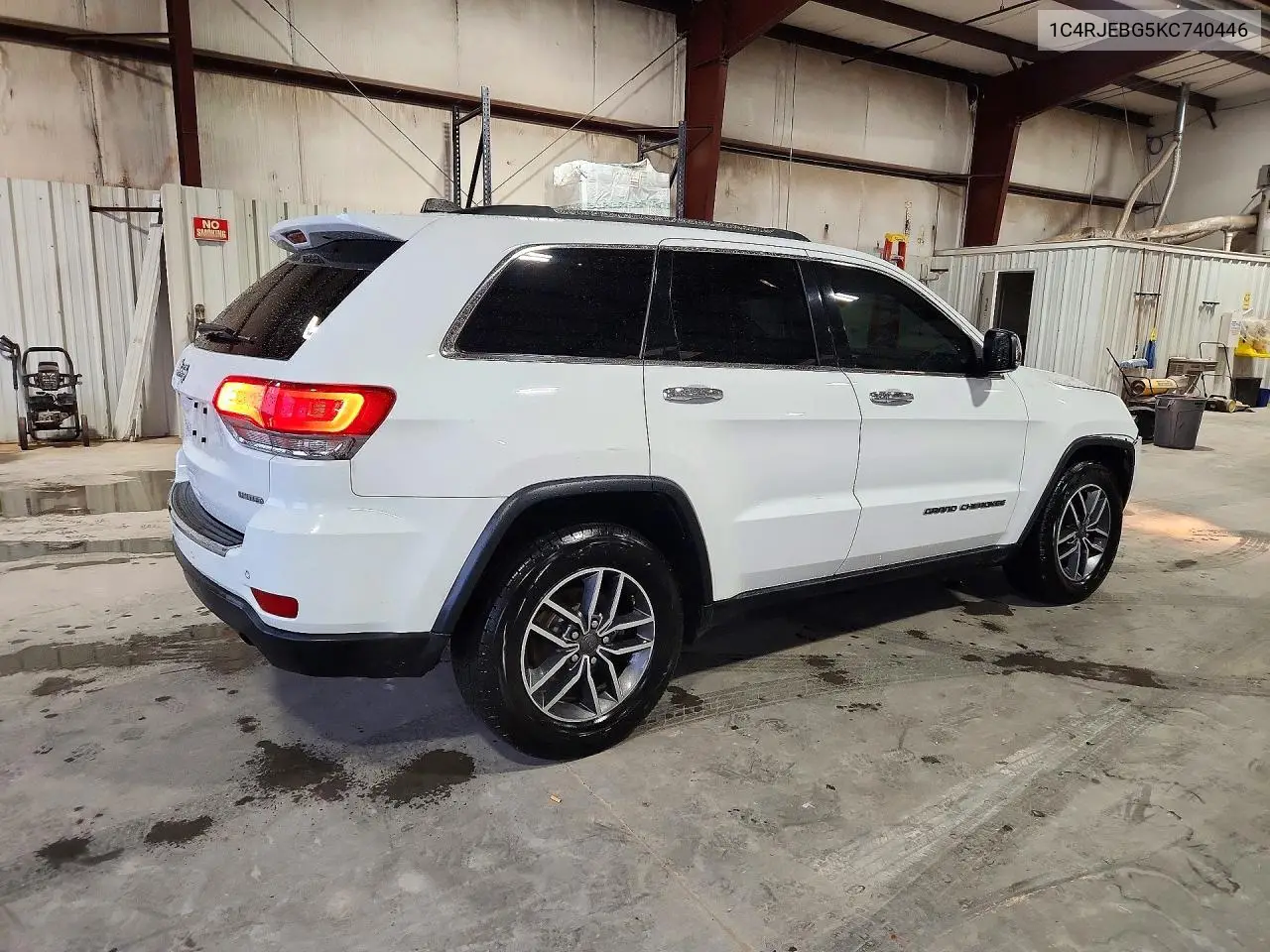 2019 JEEP GRAND CHEROKEE VIN 1C4RJEBG5KC740446 — фото 3