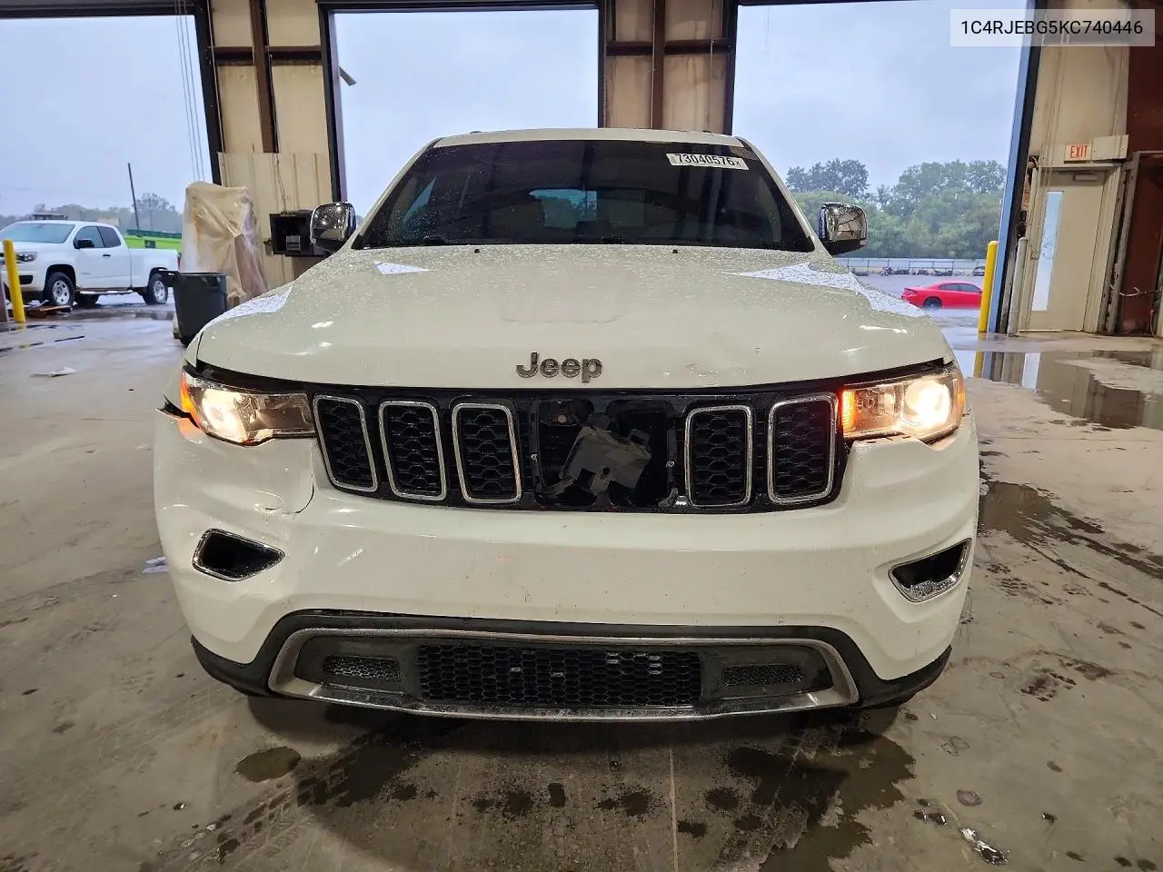 2019 JEEP GRAND CHEROKEE VIN 1C4RJEBG5KC740446 — фото 5