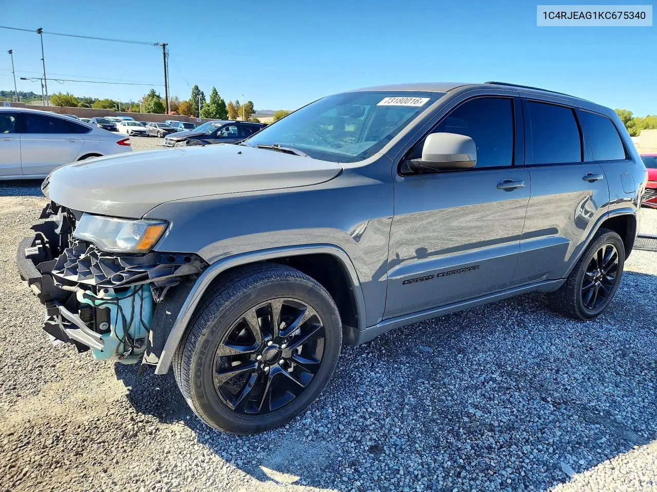JEEP GRAND CHEROKEE 2019, VIN 1C4RJEAG1KC675340