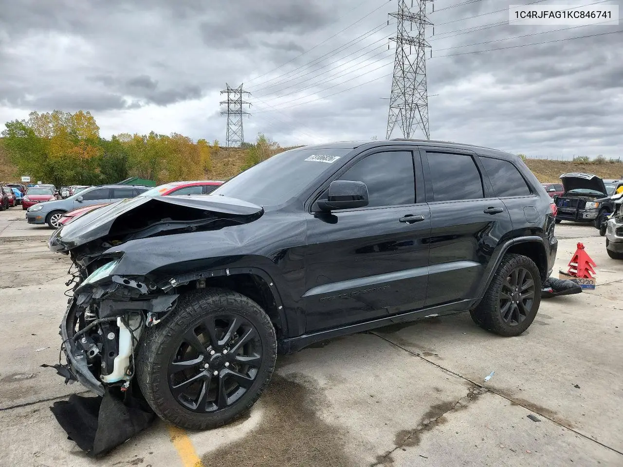 JEEP GRAND CHEROKEE 2019, VIN 1C4RJFAG1KC846741