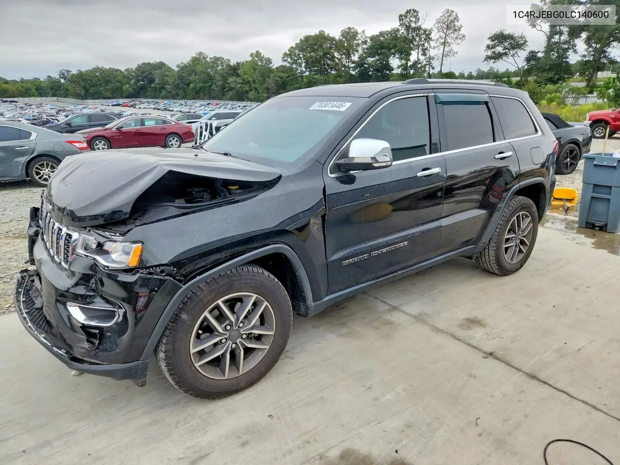 JEEP GRAND CHEROKEE 2020, VIN 1C4RJEBG0LC140600
