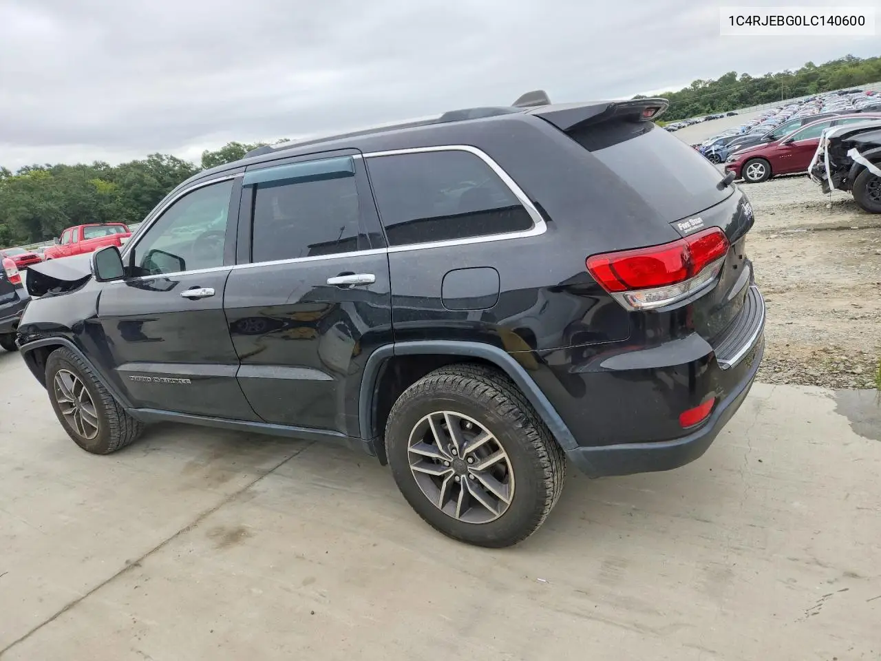 2020 JEEP GRAND CHEROKEE VIN 1C4RJEBG0LC140600 — фото 2