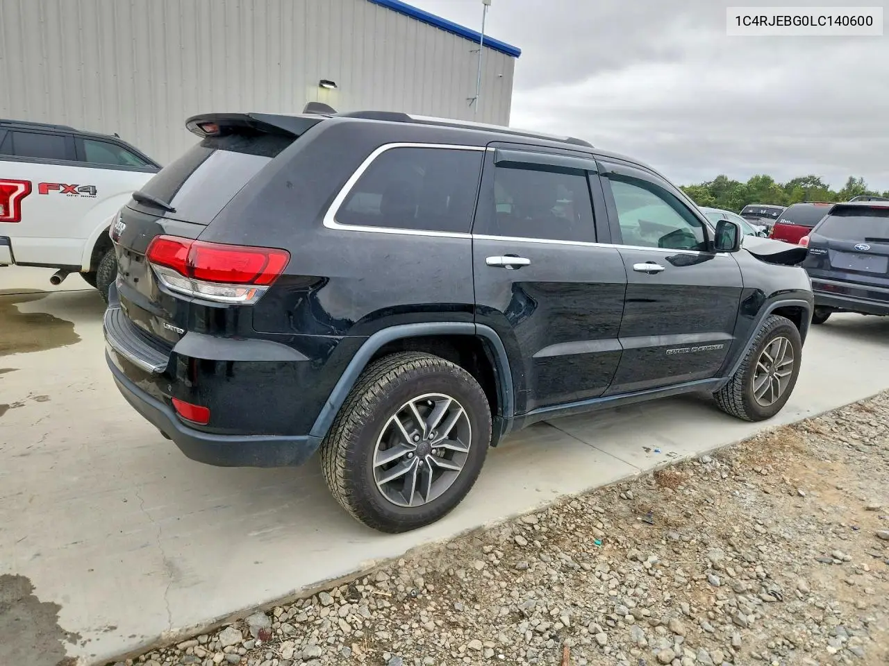 2020 JEEP GRAND CHEROKEE VIN 1C4RJEBG0LC140600 — фото 3