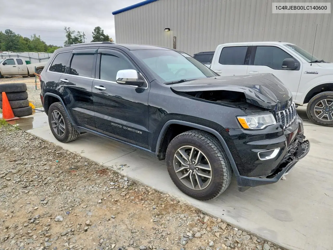 2020 JEEP GRAND CHEROKEE VIN 1C4RJEBG0LC140600 — фото 4
