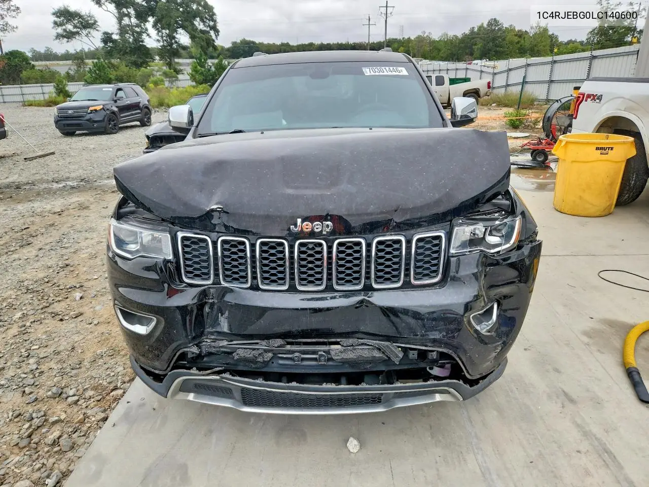 2020 JEEP GRAND CHEROKEE VIN 1C4RJEBG0LC140600 — фото 5