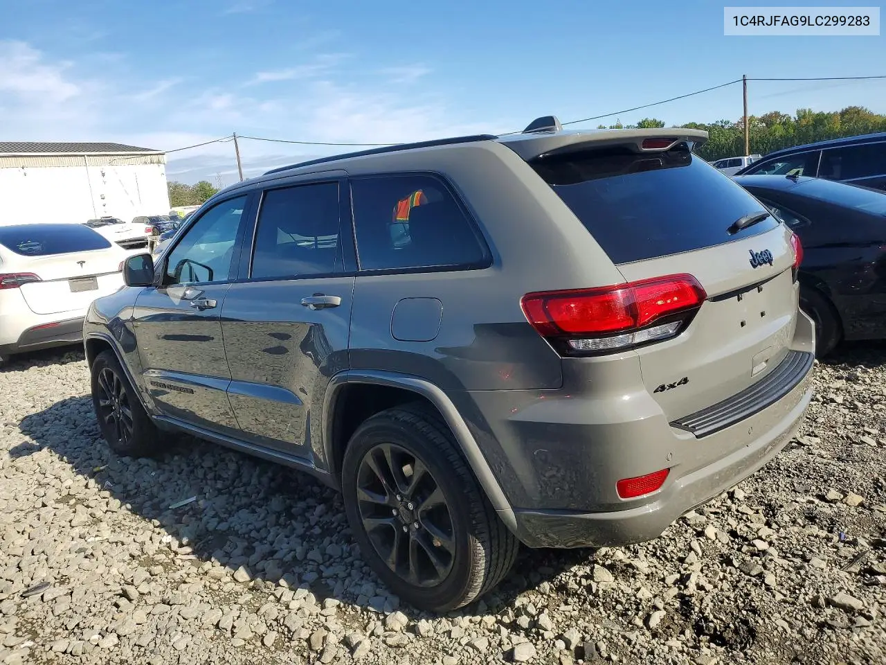 2020 JEEP GRAND CHEROKEE VIN 1C4RJFAG9LC299283 — фото 2