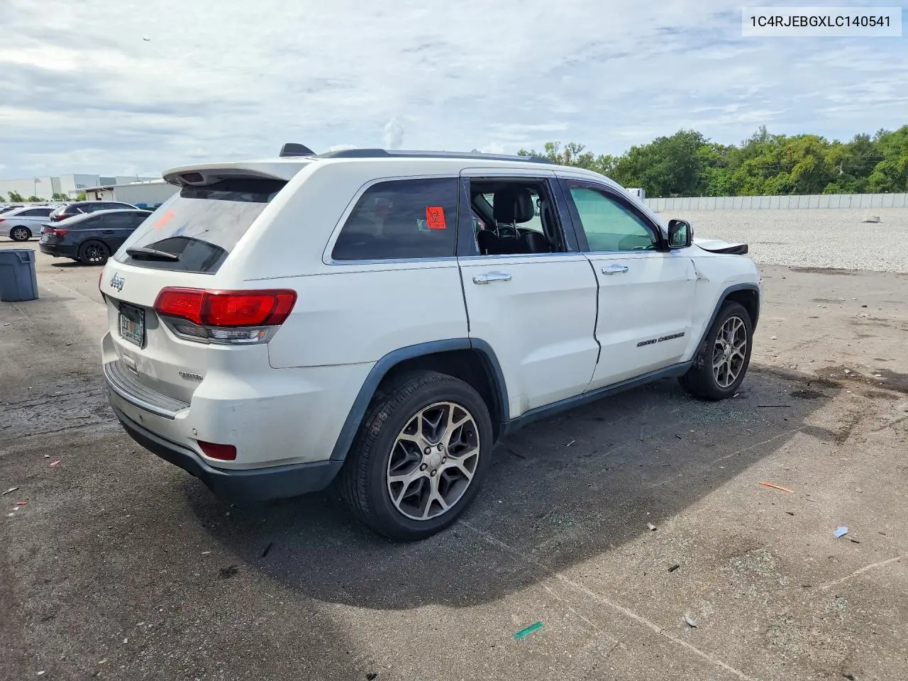 2020 JEEP GRAND CHEROKEE VIN 1C4RJEBGXLC140541 — фото 3