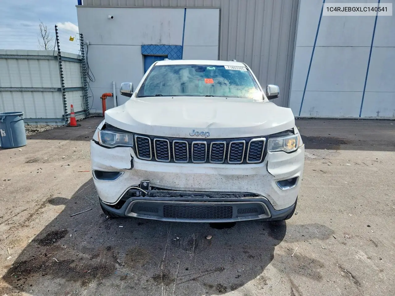 2020 JEEP GRAND CHEROKEE VIN 1C4RJEBGXLC140541 — фото 5