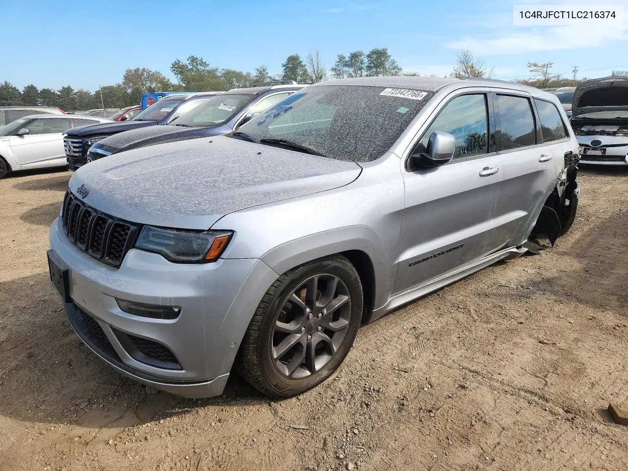 JEEP GRAND CHEROKEE 2020, VIN 1C4RJFCT1LC216374
