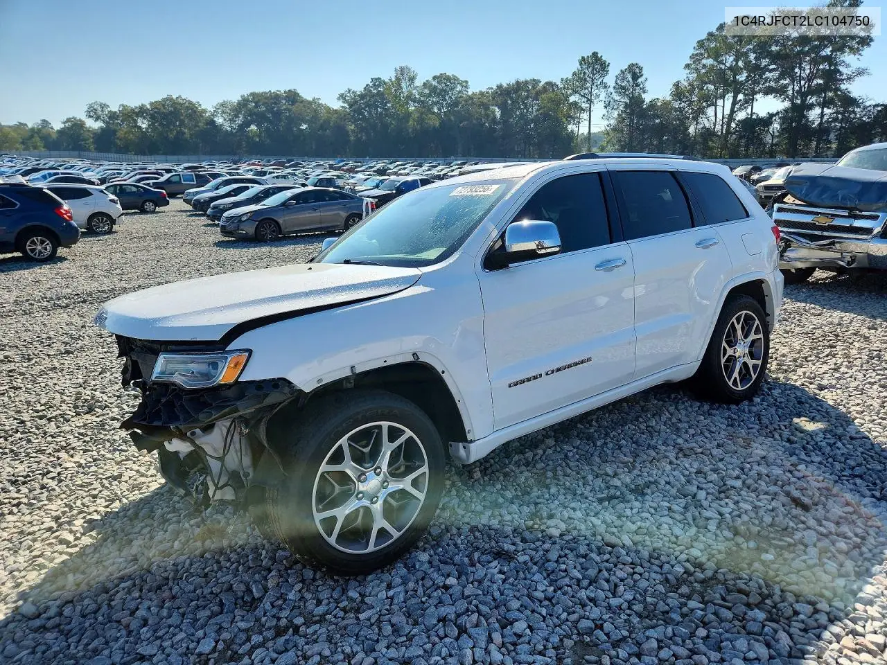 JEEP GRAND CHEROKEE 2020, VIN 1C4RJFCT2LC104750