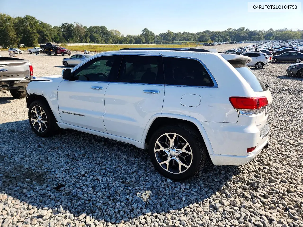 2020 JEEP GRAND CHEROKEE VIN 1C4RJFCT2LC104750 — фото 2