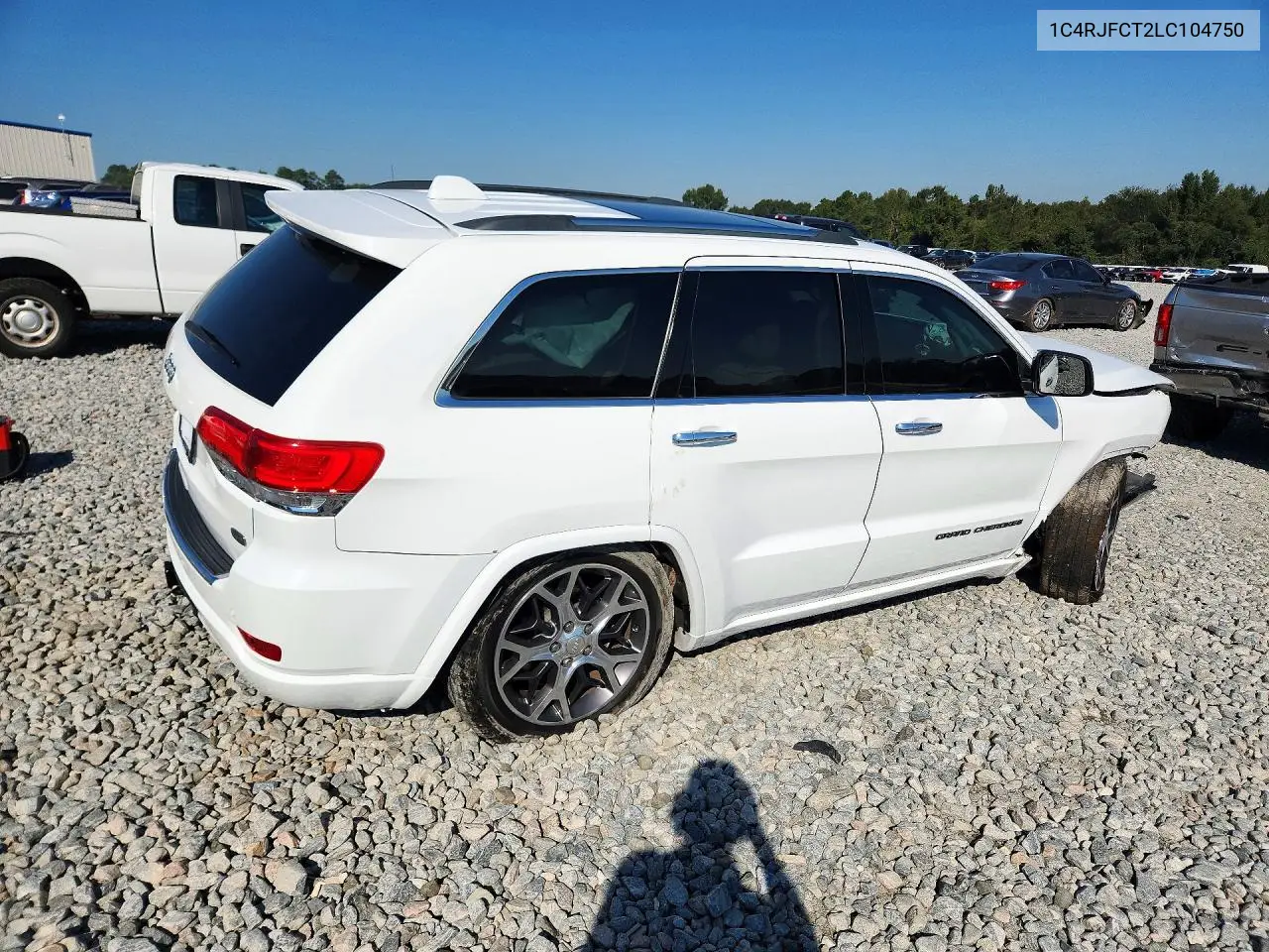 2020 JEEP GRAND CHEROKEE VIN 1C4RJFCT2LC104750 — фото 3