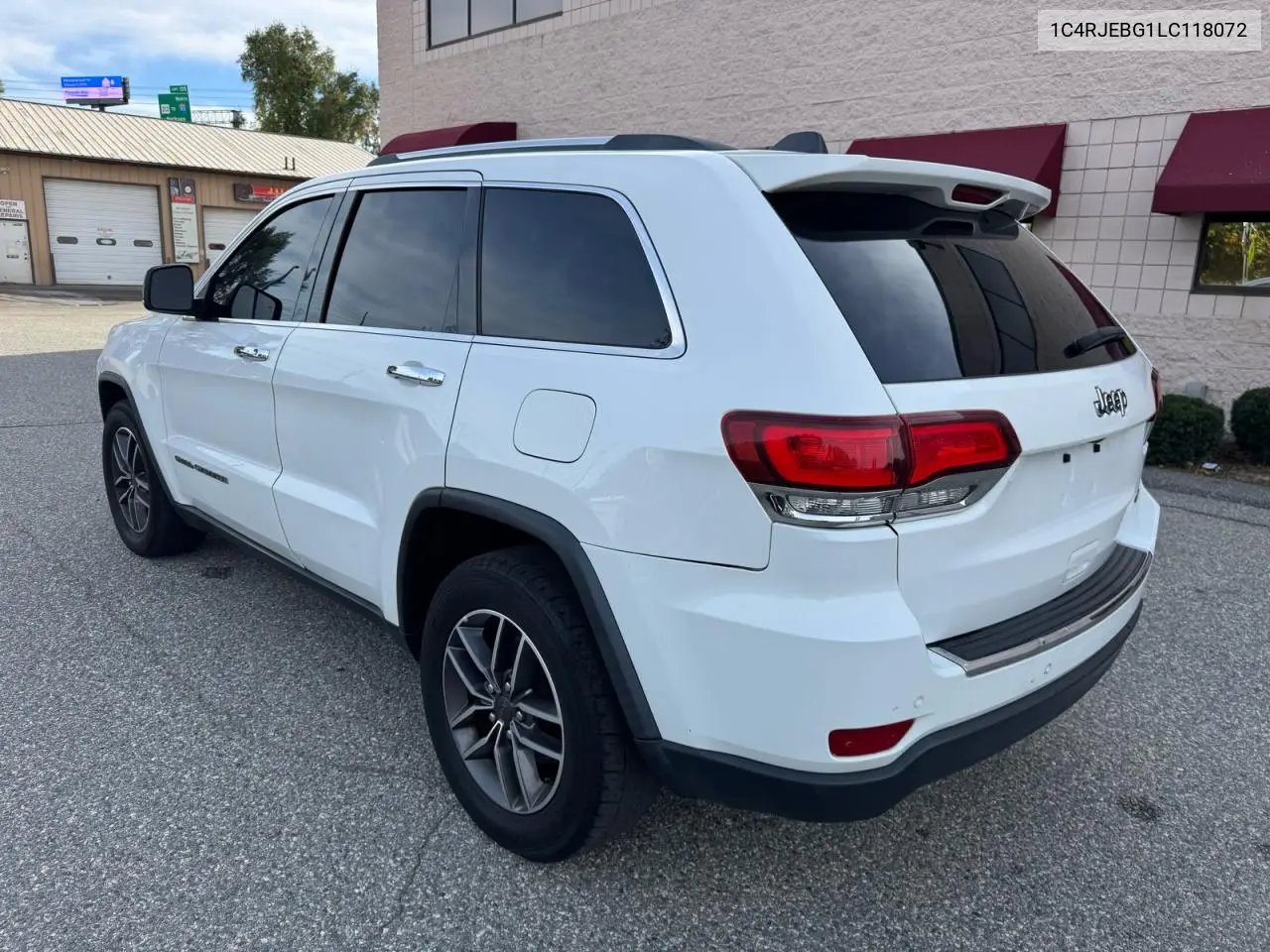 2020 JEEP GRAND CHEROKEE VIN 1C4RJEBG1LC118072 — фото 3